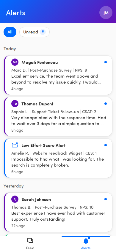 A preview of how the Alerts tab will look once the add-on is enabled